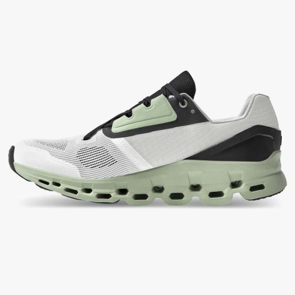 On Cloud Shoes Men's Cloudstratus-White | Black