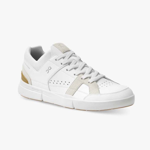 On Cloud Shoes Men's THE ROGER Clubhouse-White | Bronze