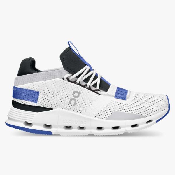 On Cloud Shoes Men's Cloudnova-White | Cobalt