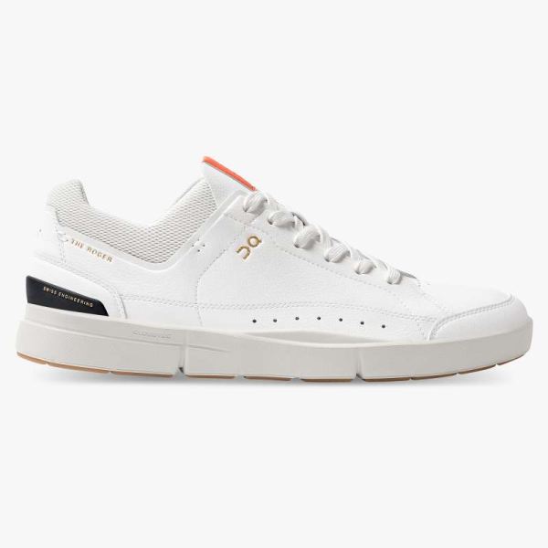 On Cloud Shoes Men's THE ROGER Centre Court-White | Flame