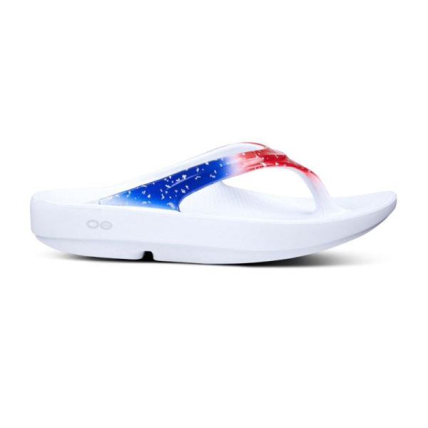 Oofos Women's OOlala Limited Sandal - Firecracker