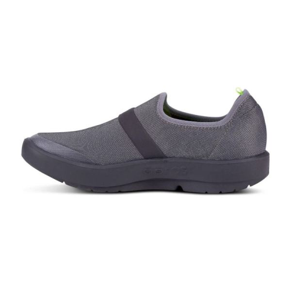 Oofos Women's OOmg Fibre Low Shoe - Black Gray