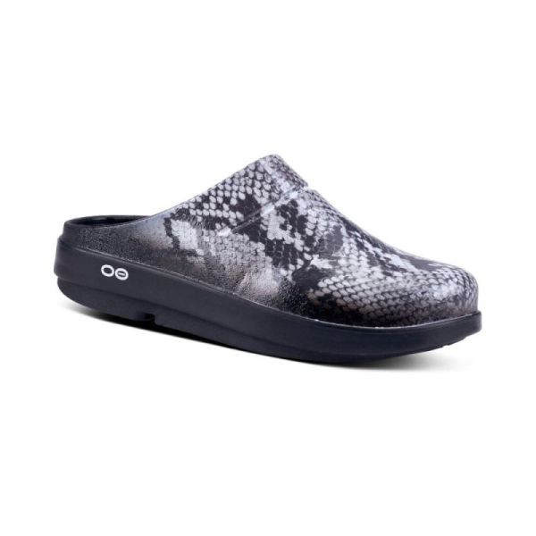 Oofos Women's OOcloog Limited Edition Clog - Snake