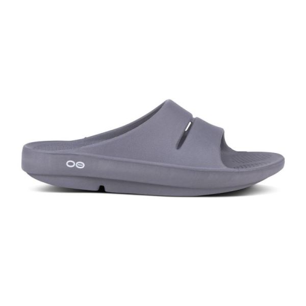 Oofos Women's OOahh Slide Sandal - Slate