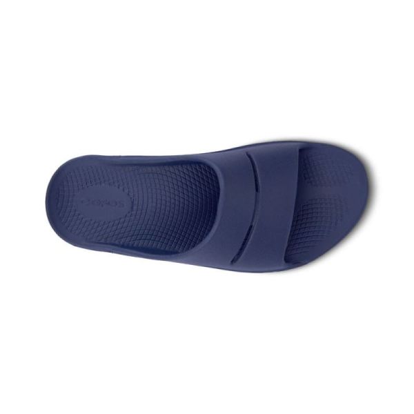 Oofos Women's OOahh Slide Sandal - Navy