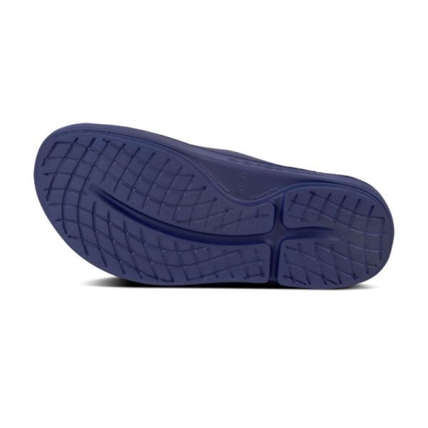 Oofos Women's OOahh Slide Sandal - Navy