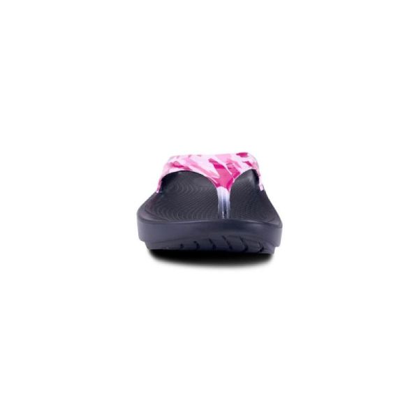 Oofos Women's OOlala Limited Sandal - Project Pink Camo