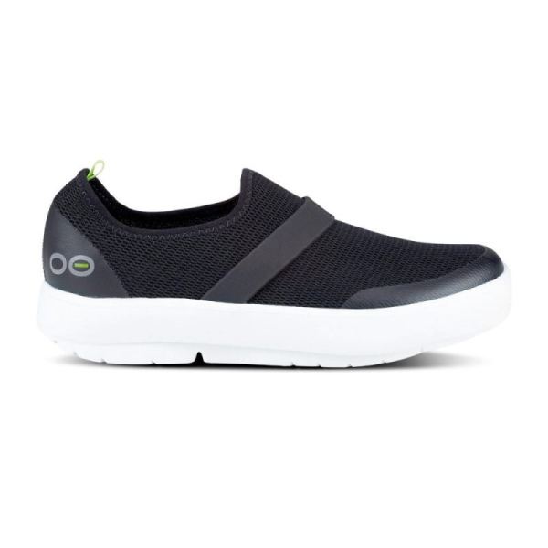 Oofos Women's OOmg Low Shoe - White Black