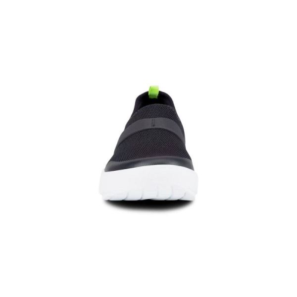 Oofos Women's OOmg Low Shoe - White Black