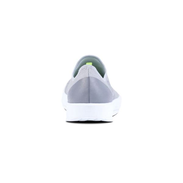 Oofos Men's OOmg eeZee Low Shoe - White Gray