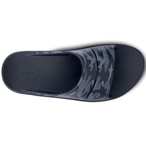 Oofos Women's OOahh Sport Slide Sandal - Black Camo