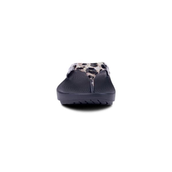 Oofos Women's OOlala Limited Sandal - Cheetah