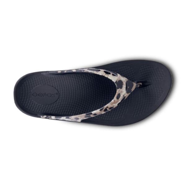 Oofos Women's OOlala Limited Sandal - Cheetah