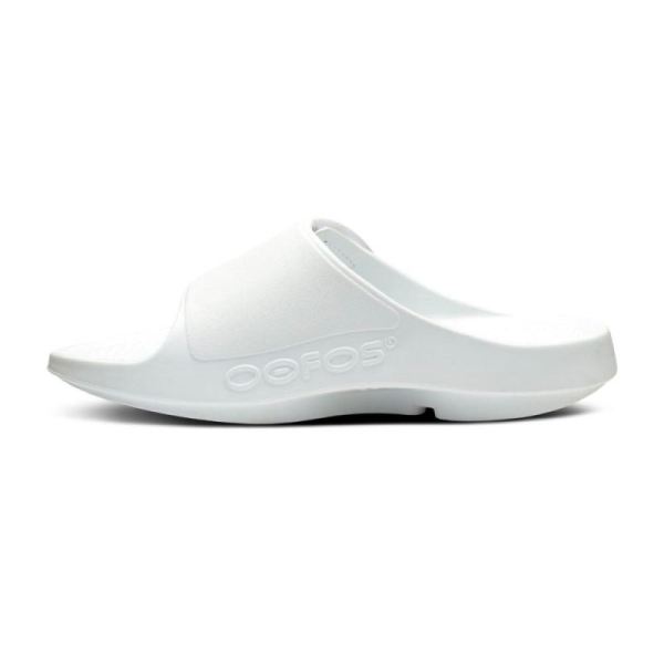 Oofos Women's OOahh Sport Flex Sandal - White