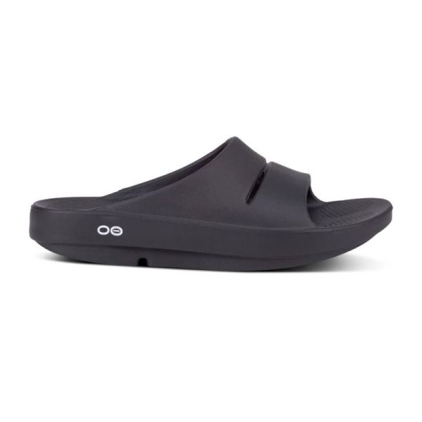 Oofos Women's OOahh Slide Sandal - Black