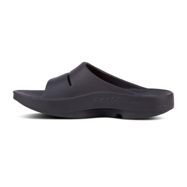 Oofos Women's OOahh Slide Sandal - Black