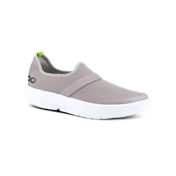 Oofos Women's OOmg Low Shoe - White Gray