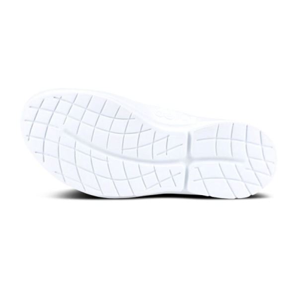 Oofos Women's OOmg Low Shoe - White Gray