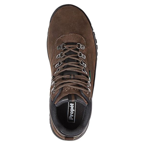 Propet-Men's Cliff Walker-Brown NUBUCK