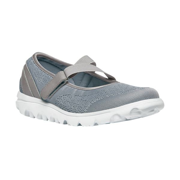 Propet-Women's TravelActiv Mary Jane-Silver