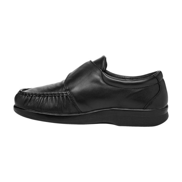 Propet-Men's Pucker Moc-Black