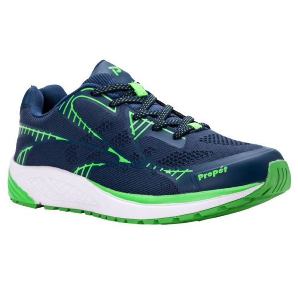 Propet-Men's Propet One LT-Navy/Lime