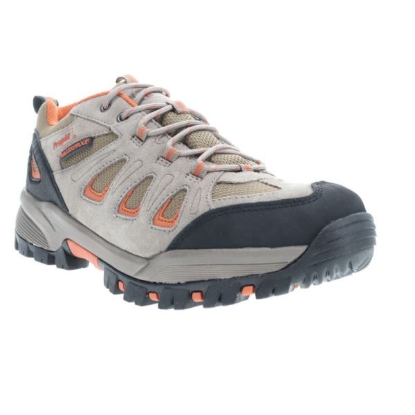 Propet-Men's Ridge Walker Low-Gunsmoke/Orange