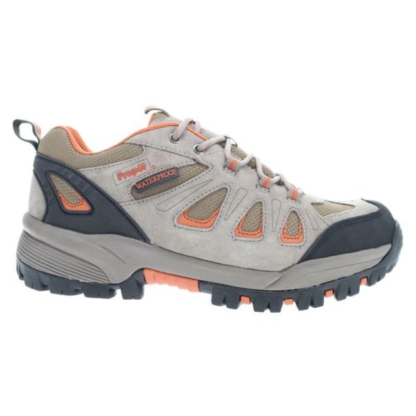 Propet-Men's Ridge Walker Low-Gunsmoke/Orange