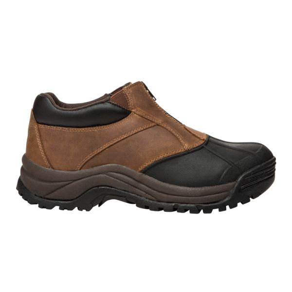 Propet-Men's Blizzard Ankle Zip-Brown/Black