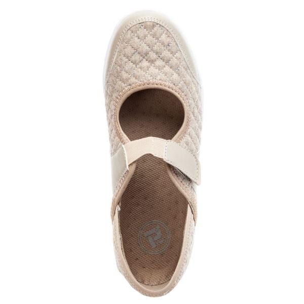 Propet-Women's Onalee-Beige Quilt