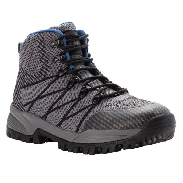 Propet-Men's Traverse-Grey/Black