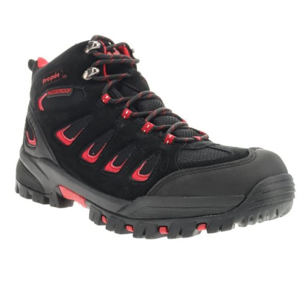 Propet-Men's Ridge Walker-Black/Red