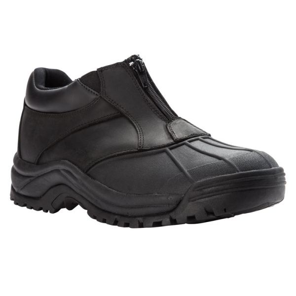 Propet-Men's Blizzard Ankle Zip-Black