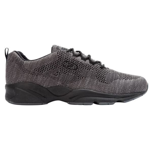 Propet-Men's Stability Fly-Dk Grey/Lt Grey