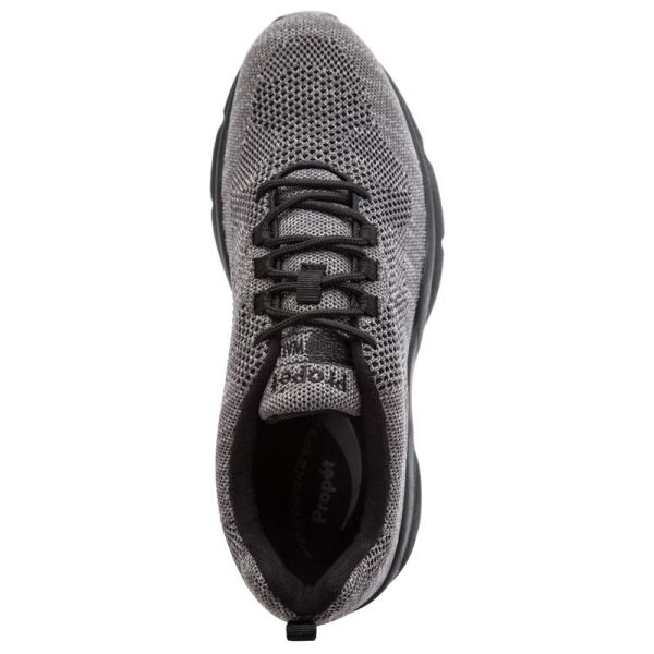 Propet-Men's Stability Fly-Dk Grey/Lt Grey