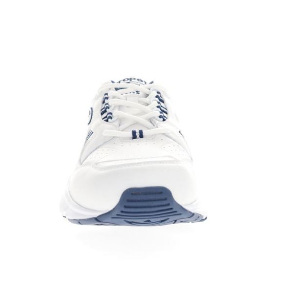 Propet-Men's Stability Walker-White/Navy