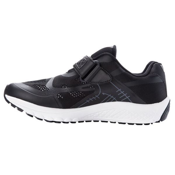 Propet-Men's Propet One Strap-Black/Dk Grey