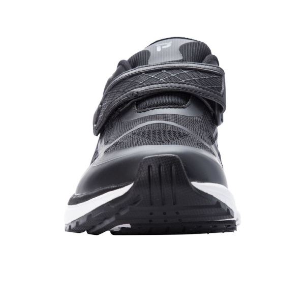 Propet-Men's Propet One Strap-Black/Dk Grey