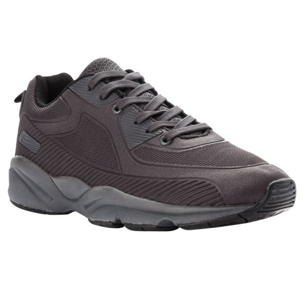 Propet-Men's Stability Laser-Dark Grey