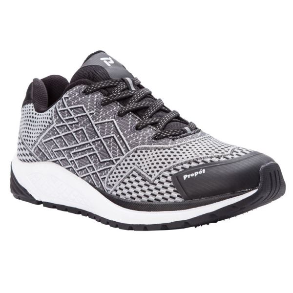 Propet-Men's Propet One-Black/Silver