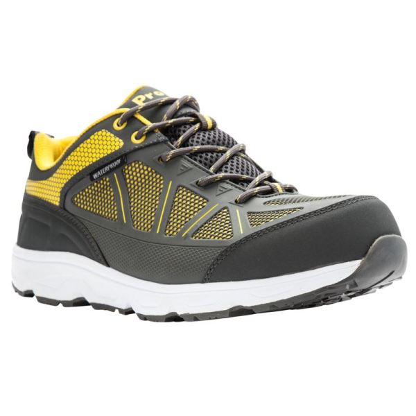 Propet-Men's Seeley-Grey/Yellow