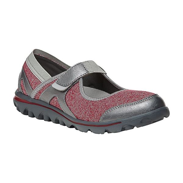 Propet-Women's Onalee-Red/Silver