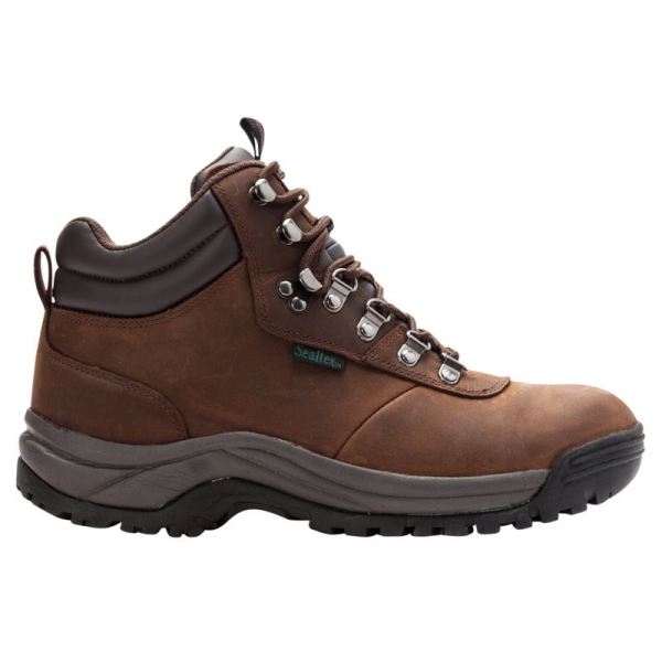 Propet-Men's Cliff Walker-Brown Crazy Horse