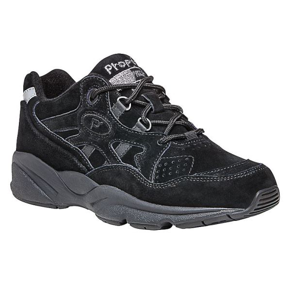 Propet-Women's Stability Walker-Black Suede