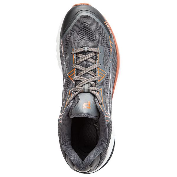 Propet-Men's Propet One LT-Dark Grey/Burnt Orange