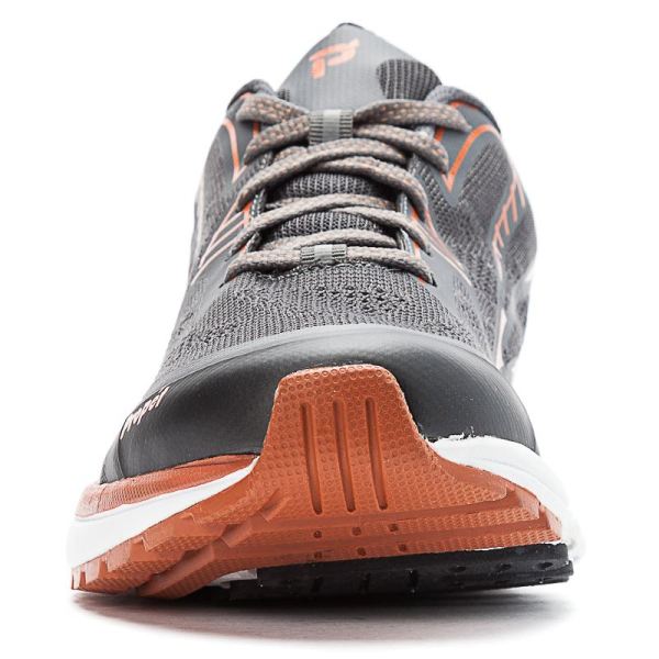 Propet-Men's Propet One LT-Dark Grey/Burnt Orange