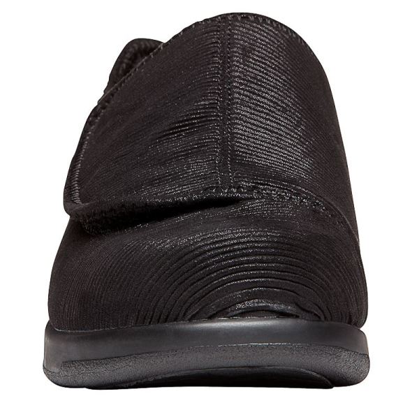 Propet-Men's Cush'N Foot-Black Corduroy