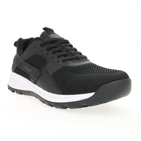 Propet-Men's Visp-Black/White