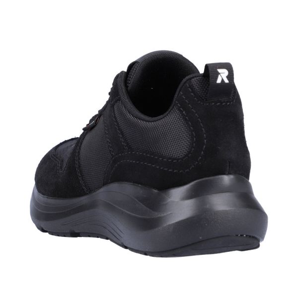 Rieker EVOLUTION Suede leather Women's shoes| 42106 - Black | Free Delivery