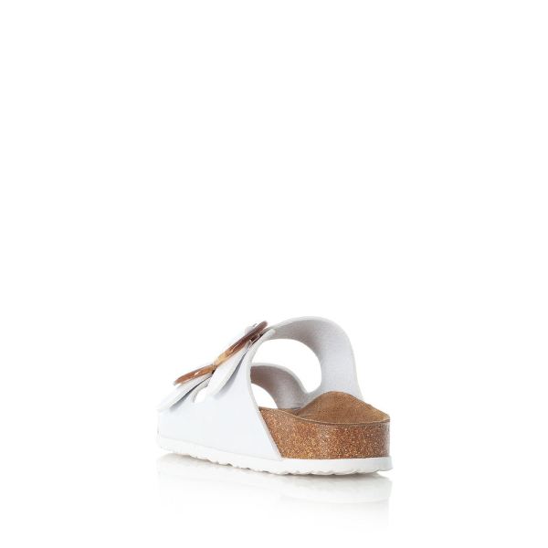 Rieker Women's sandals | Style V9370 Casual Mule - White | Free Delivery